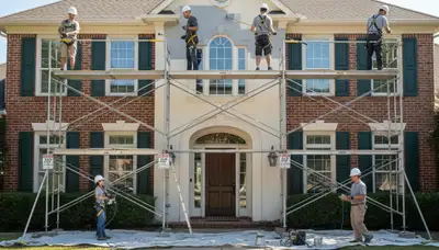 Professional painting contractor in Houston, TX providing residential and commercial painting services