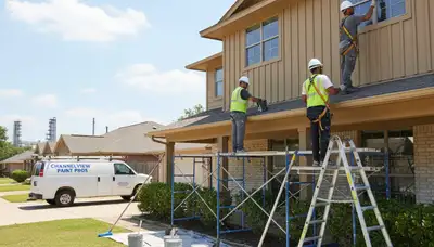 Professional painting services in Houston, TX for residential and commercial projects