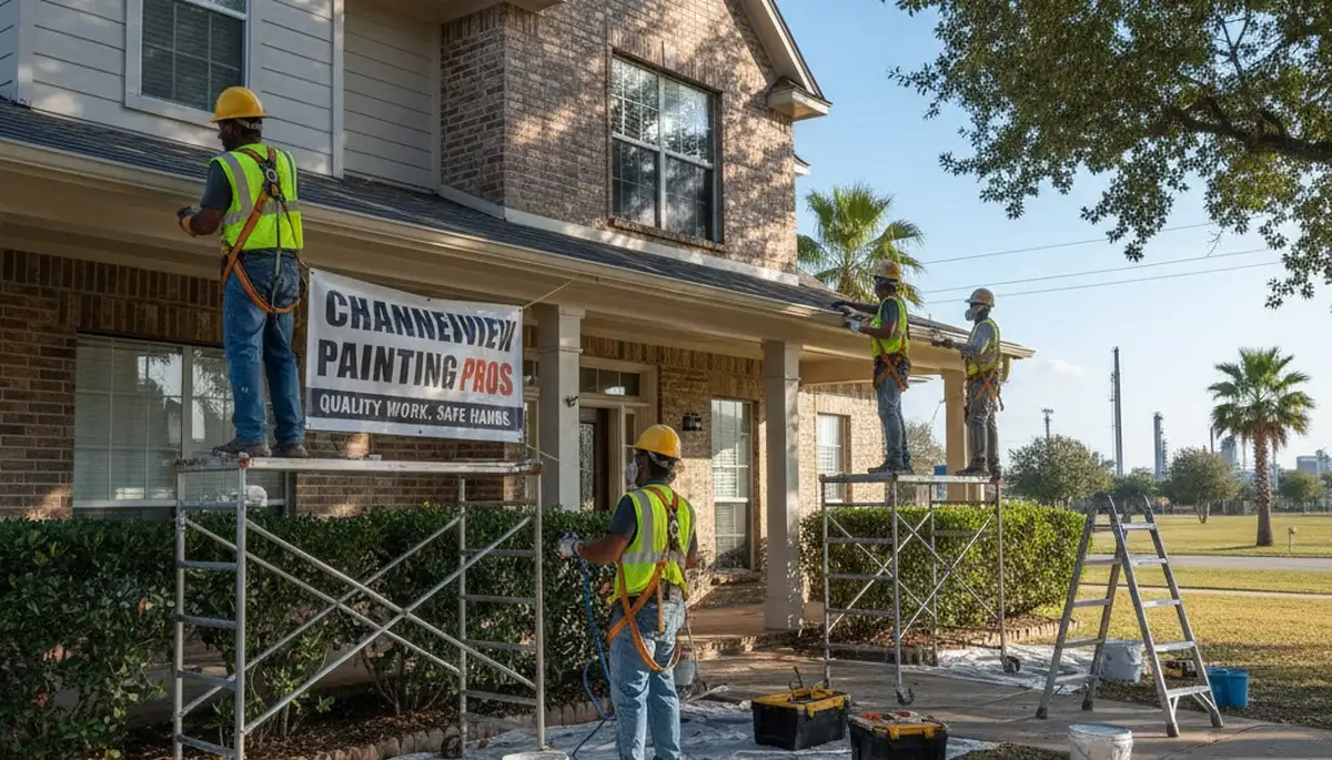 Professional painters providing interior and exterior painting services in Houston, TX
