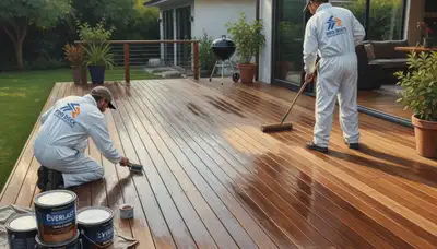 Professional deck painting in Houston, TX for durable outdoor wood protection
