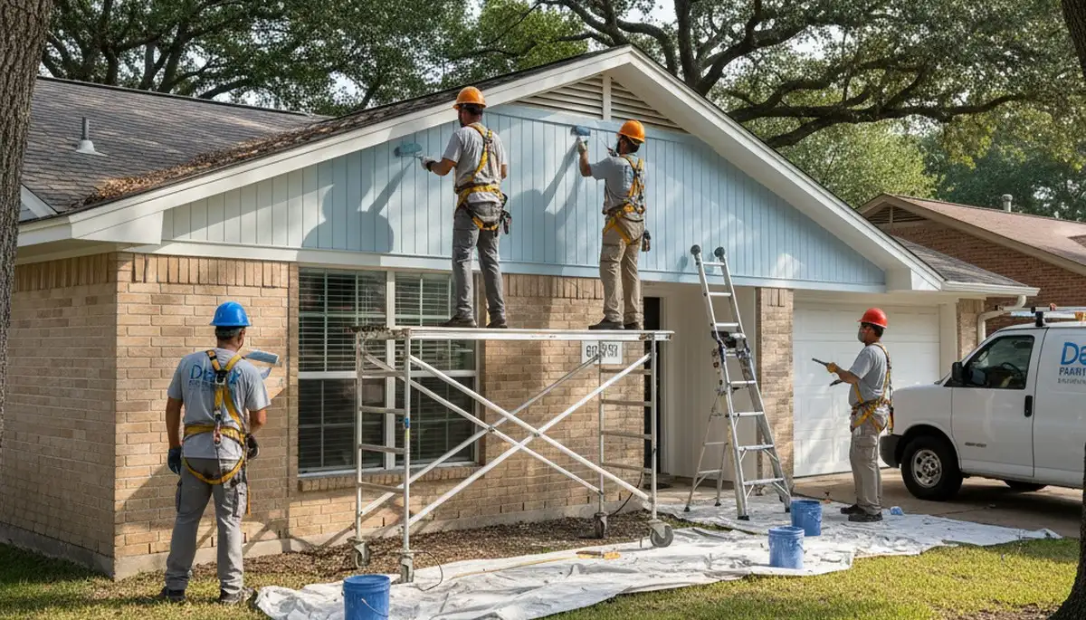 Professional painters in Houston, TX providing residential and commercial painting services