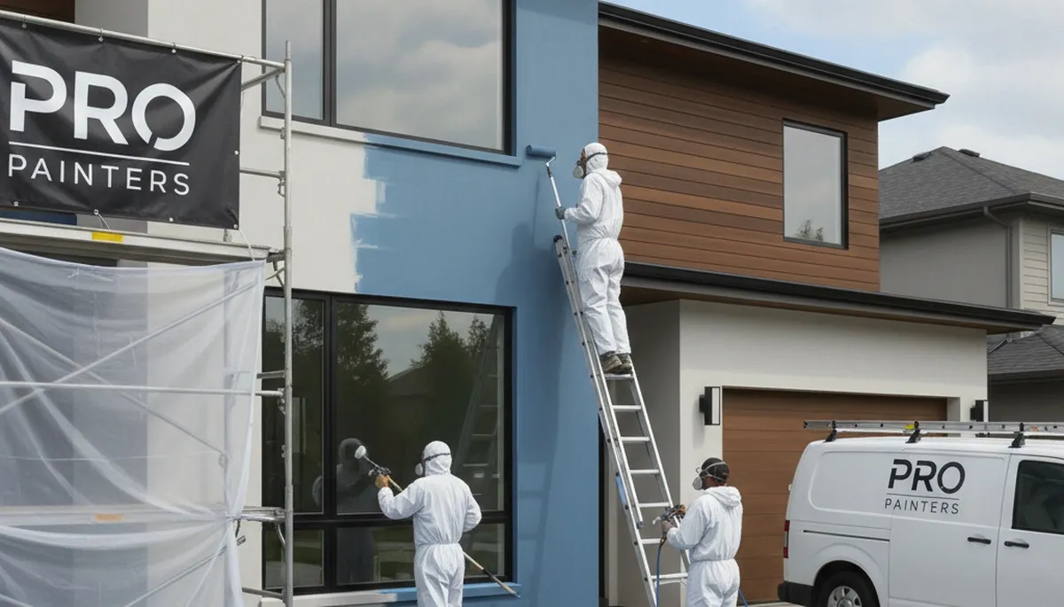 Exterior house painting in Houston, TX for humidity and sun protection