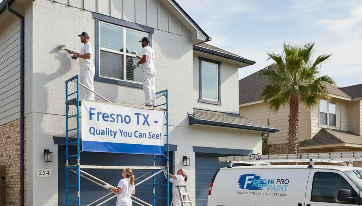 Houston, TX painting contractor providing residential and commercial interior and exterior painting services