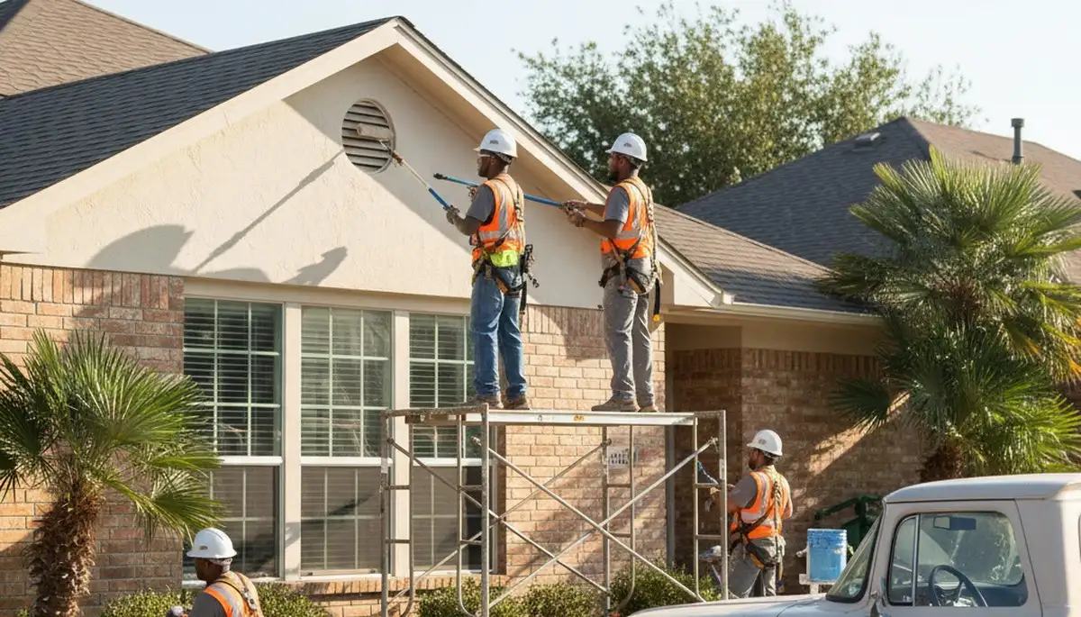 Houston, TX painting contractors providing professional interior and exterior house painting services