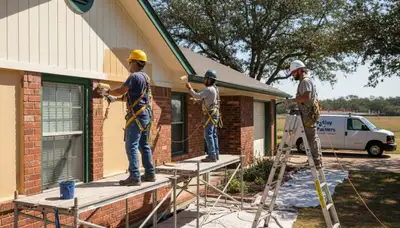 Houston, TX painting contractor providing professional residential and commercial painting services