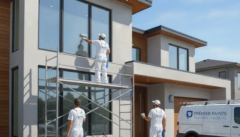 Houston house painters providing exterior and interior painting services for homes in Houston, TX