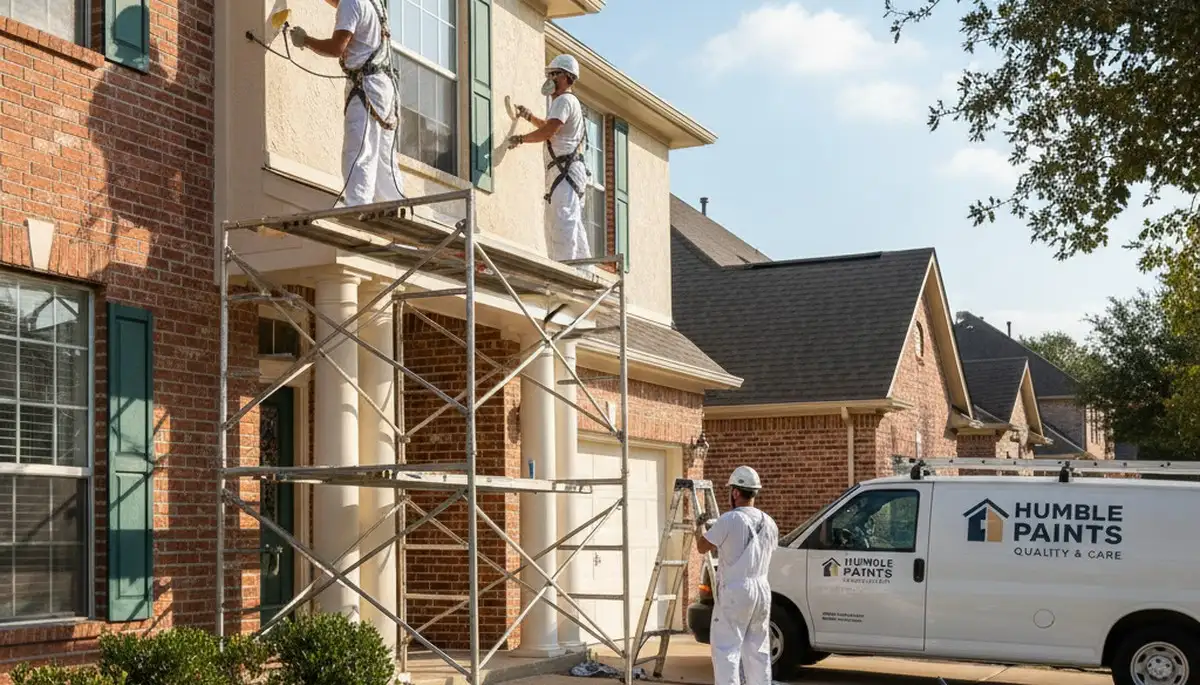 Professional painters serving Houston, TX for interior and exterior painting services