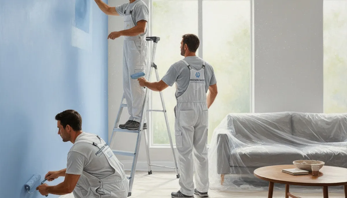 Interior house painting service in Houston, TX by Houston Paint Pros