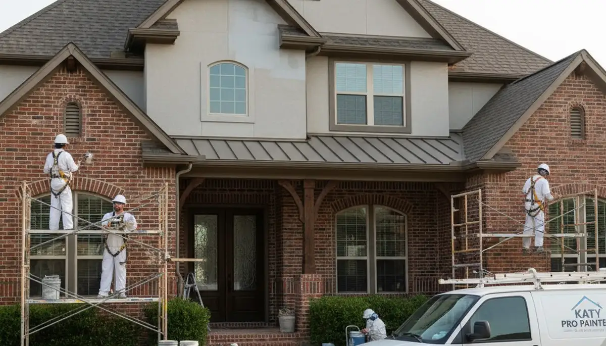 Professional Houston TX painters providing interior and exterior painting services