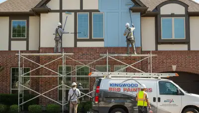 Professional Houston TX painters providing interior and exterior painting services