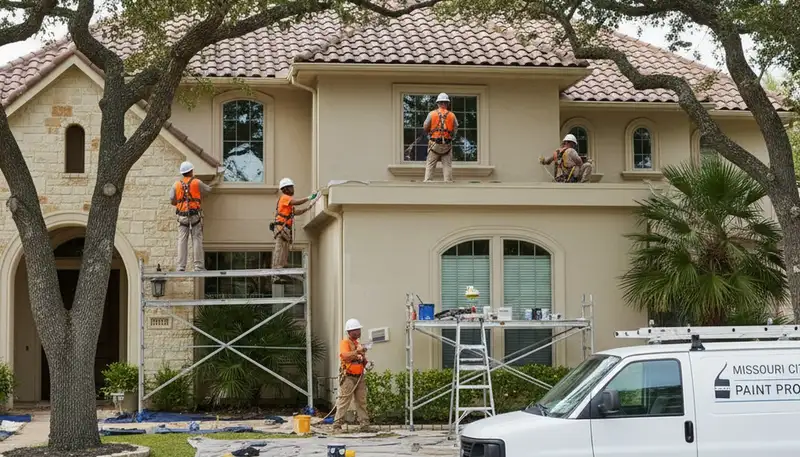 Professional painters serving Houston, TX with expert interior and exterior painting services