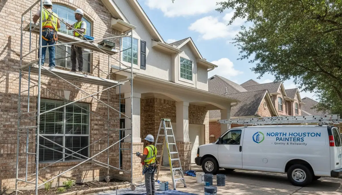 Professional painters serving Houston, TX with residential and commercial painting services