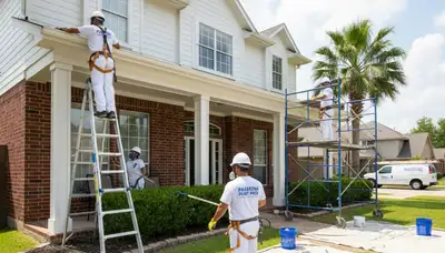 Professional Houston, TX painting service team for residential and commercial projects