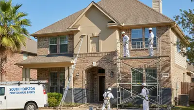 Houston, TX painting contractor providing professional interior and exterior painting services