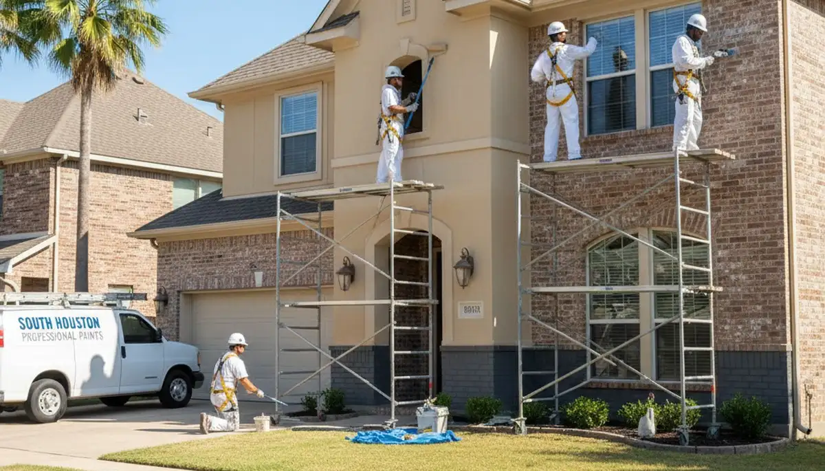Professional Houston, TX painting contractor for interior and exterior residential painting services