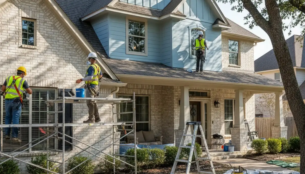 Houston, TX painting company providing professional residential and commercial painting services
