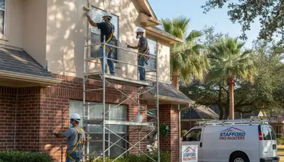 Houston, TX painting contractor providing professional residential and commercial painting services