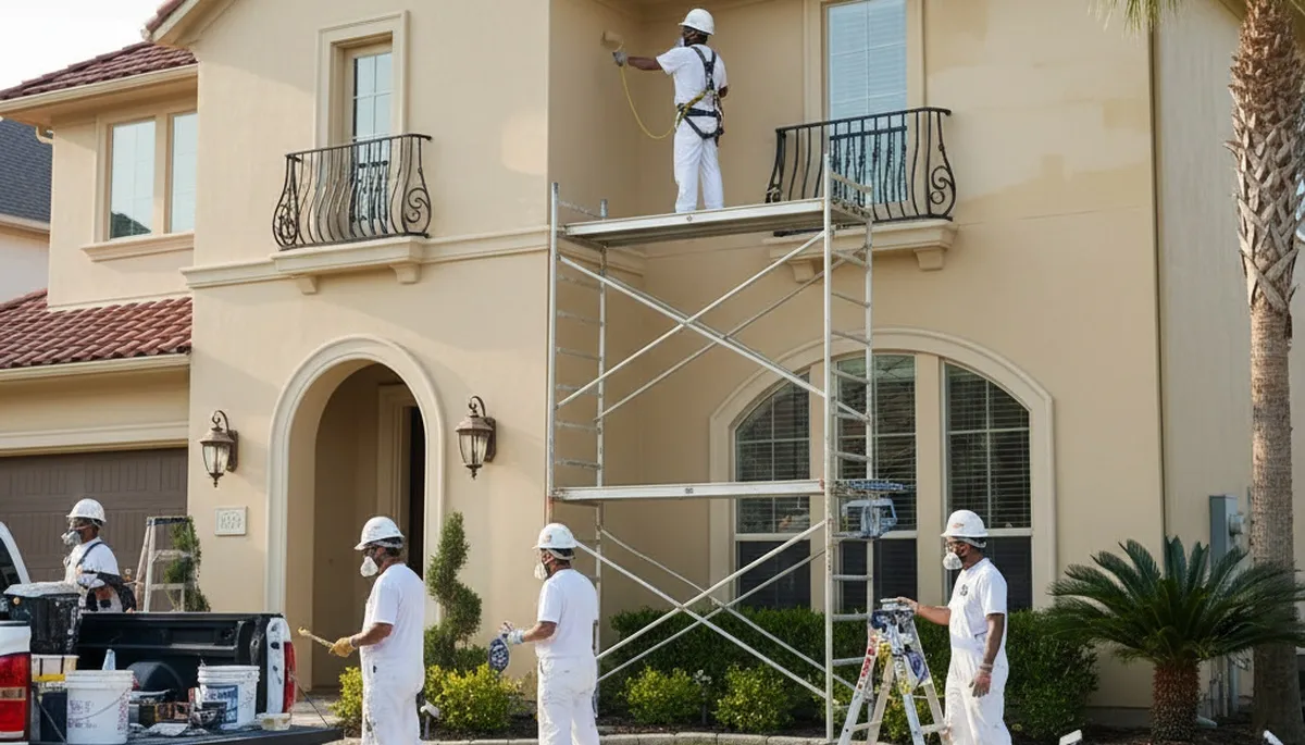 Professional Houston, TX painting contractor for interior and exterior house painting services