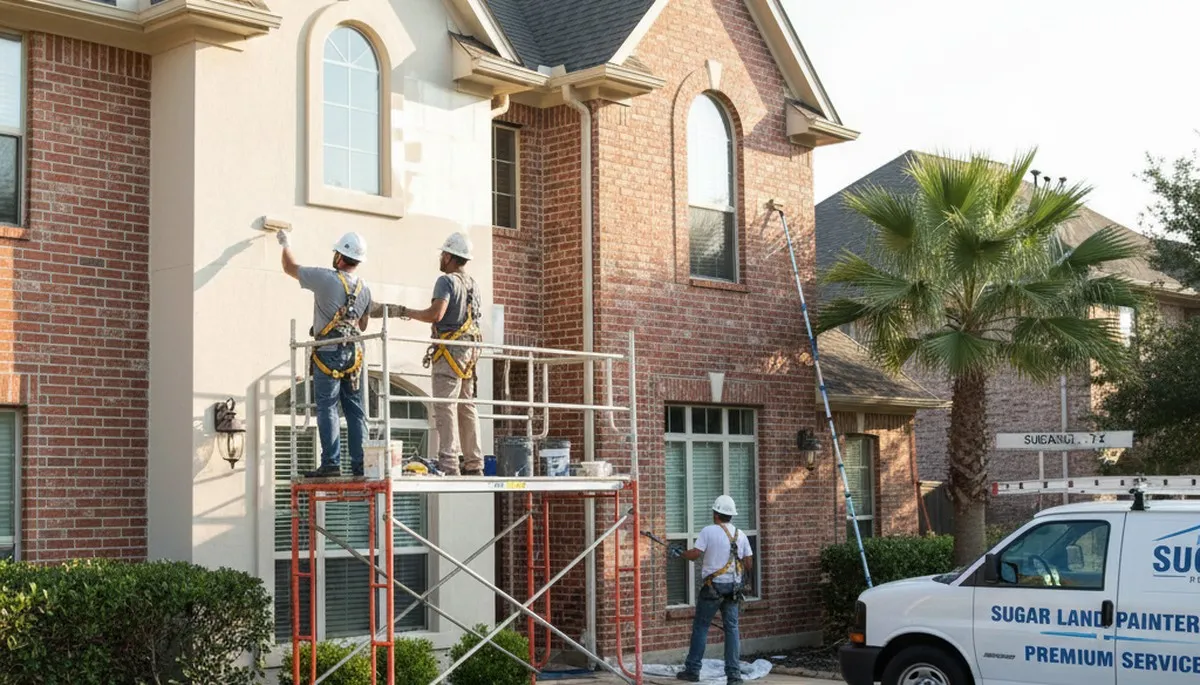 Houston, TX painting contractor providing professional interior and exterior house painting services