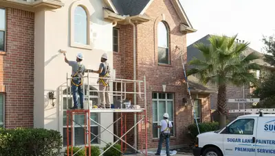 Houston, TX painting contractor providing professional interior and exterior house painting services