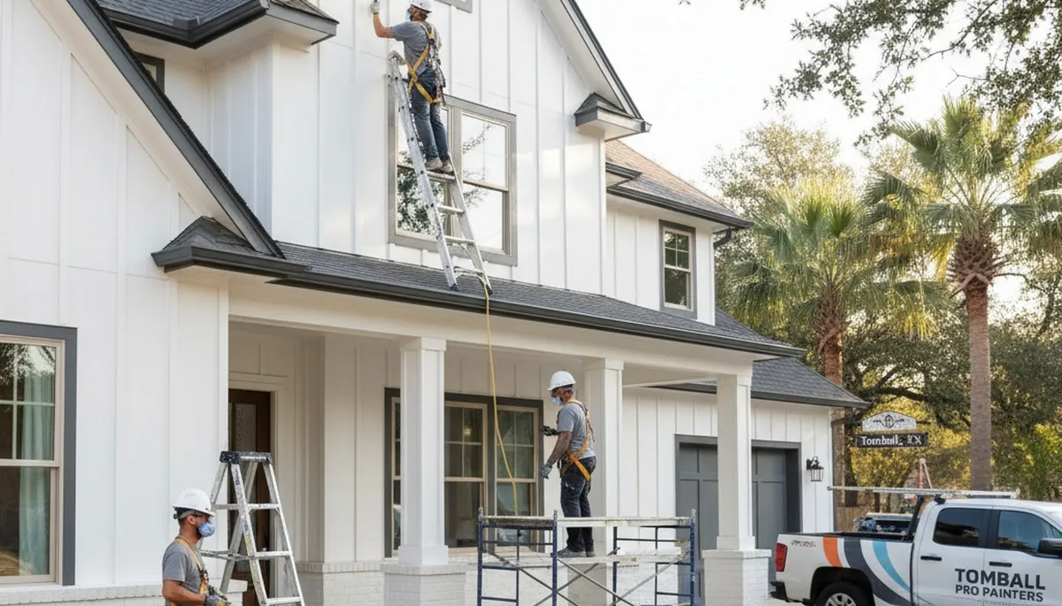 Houston, TX painting service for residential and commercial interior and exterior painting