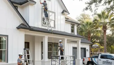 Houston, TX painting service for residential and commercial interior and exterior painting