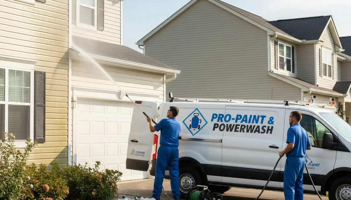 Vinyl siding pressure cleaning in Houston, TX removes mold, mildew, and grime for curb appeal